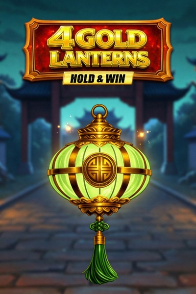 4 Gold Lanterns Hold & Win - Cleobetra